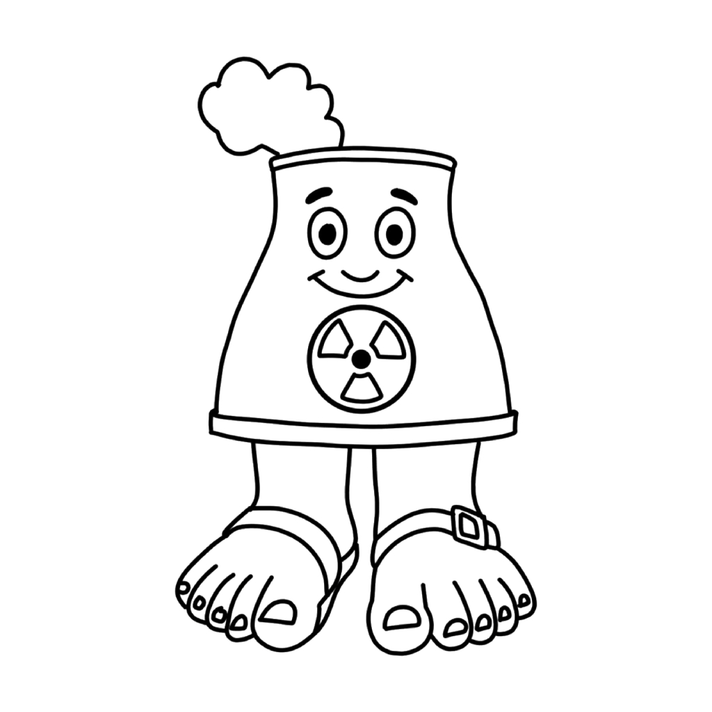 Centralucci Nuclearucci 15 páginas para colorear imprimibles Centralucci Nuclearucci 1