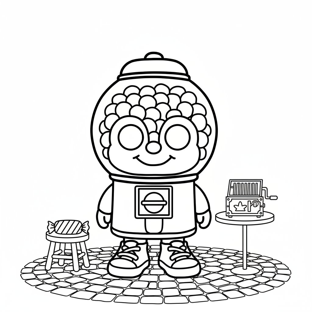 páginas para colorear Chicleteira Bicicleteira imprimibles gratis