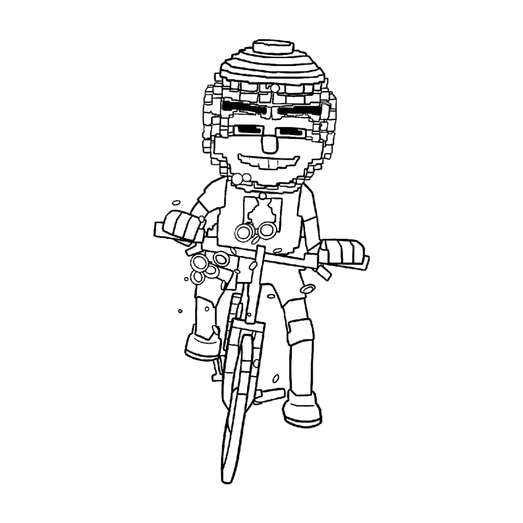 Chicleteira Bicicleteira páginas para colorear para imprimir gratis