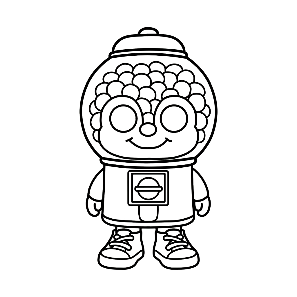 Chicleteira Bicicleteira dibujos para colorear grinch