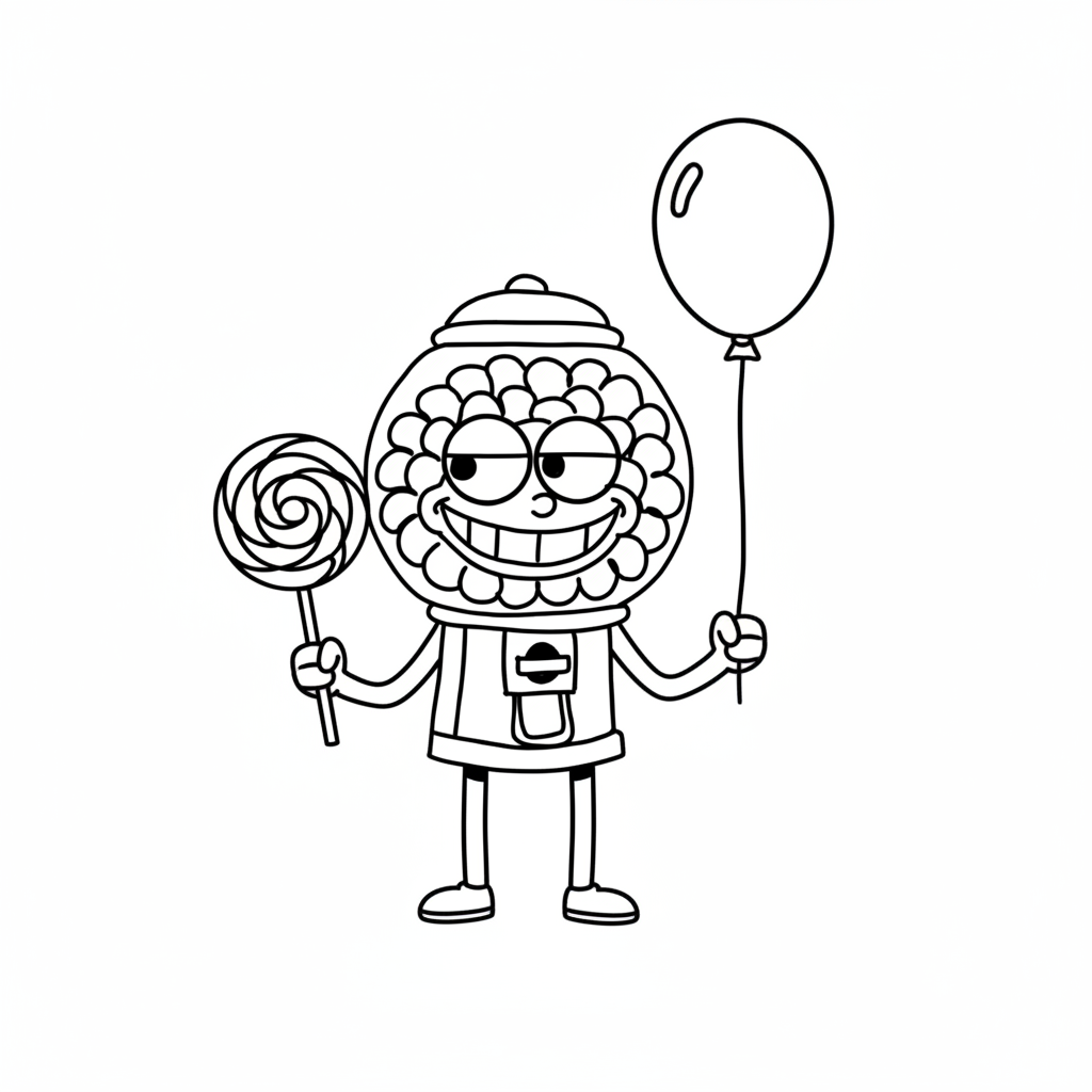 Chicleteira Bicicleteira páginas para colorear gratis