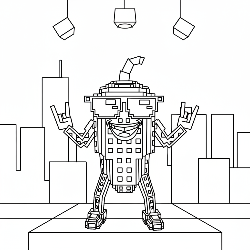 Chillin Chili 8 páginas para colorear fáciles de Chillin Chili