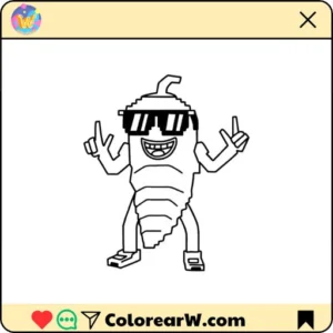 Chillin Chili para colorear thumbnail