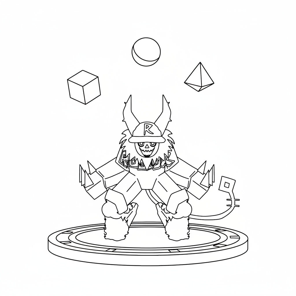 colorear páginas de Guest 666