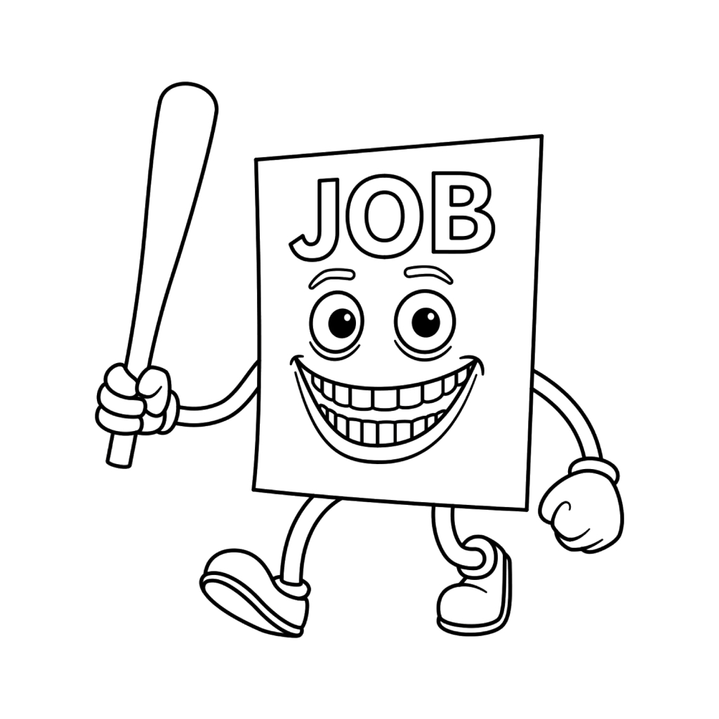 Job Job Job Sahur 3 colorear páginas de Job Job Job Sahur