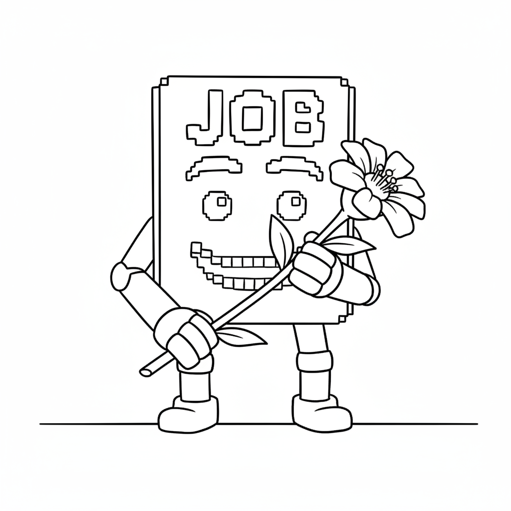 Job Job Job Sahur 12 Job Job Job Sahur páginas para colorear para niños