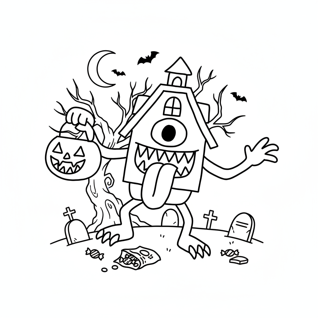 dibujos para colorear grinch La Casa Boo