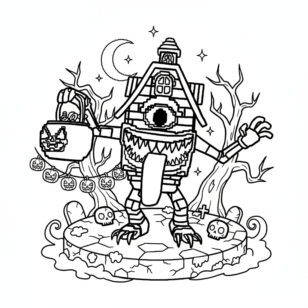 La Casa Boo (1)_1 páginas para colorear imprimibles