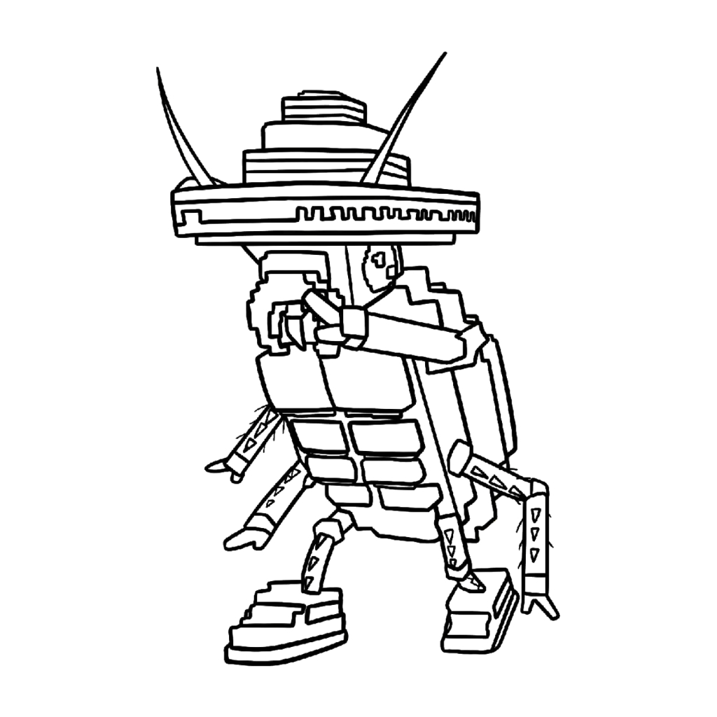 La Cucaracha 2 páginas para colorear gratis para adultos La Cucaracha