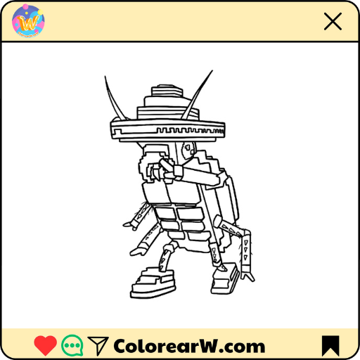 La Cucaracha para colorear thumbnail