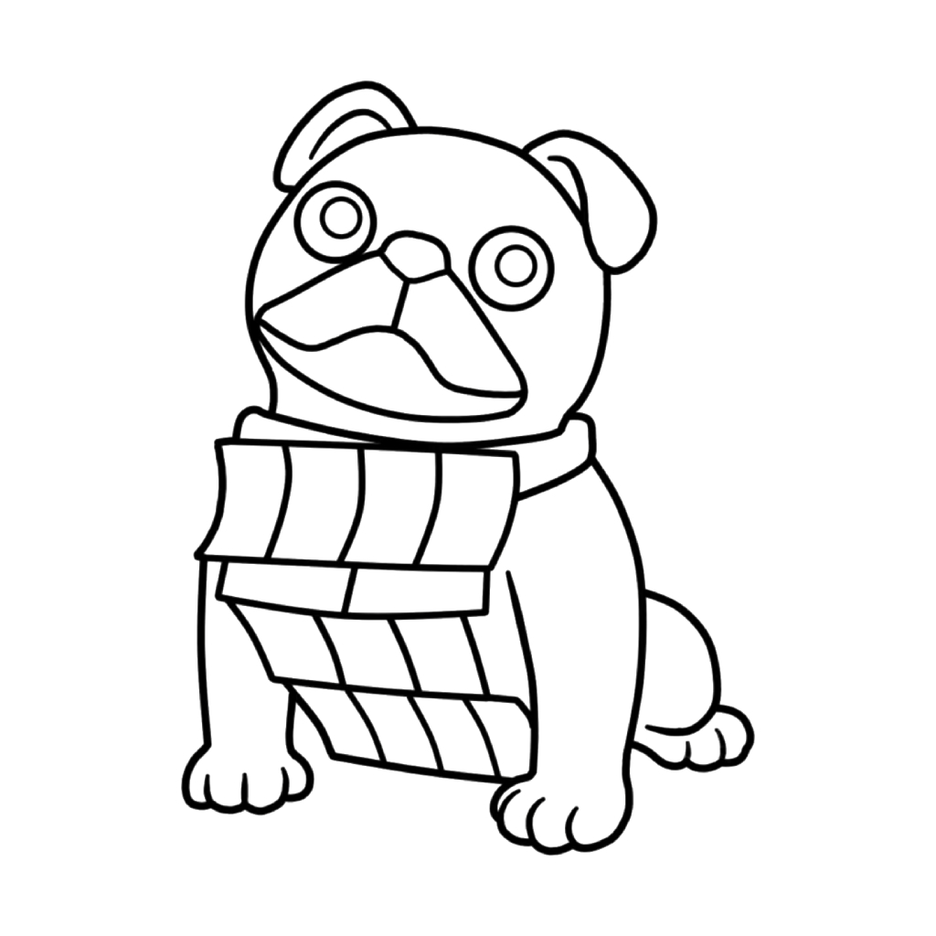 Money Money Puggy páginas para colorear para imprimir