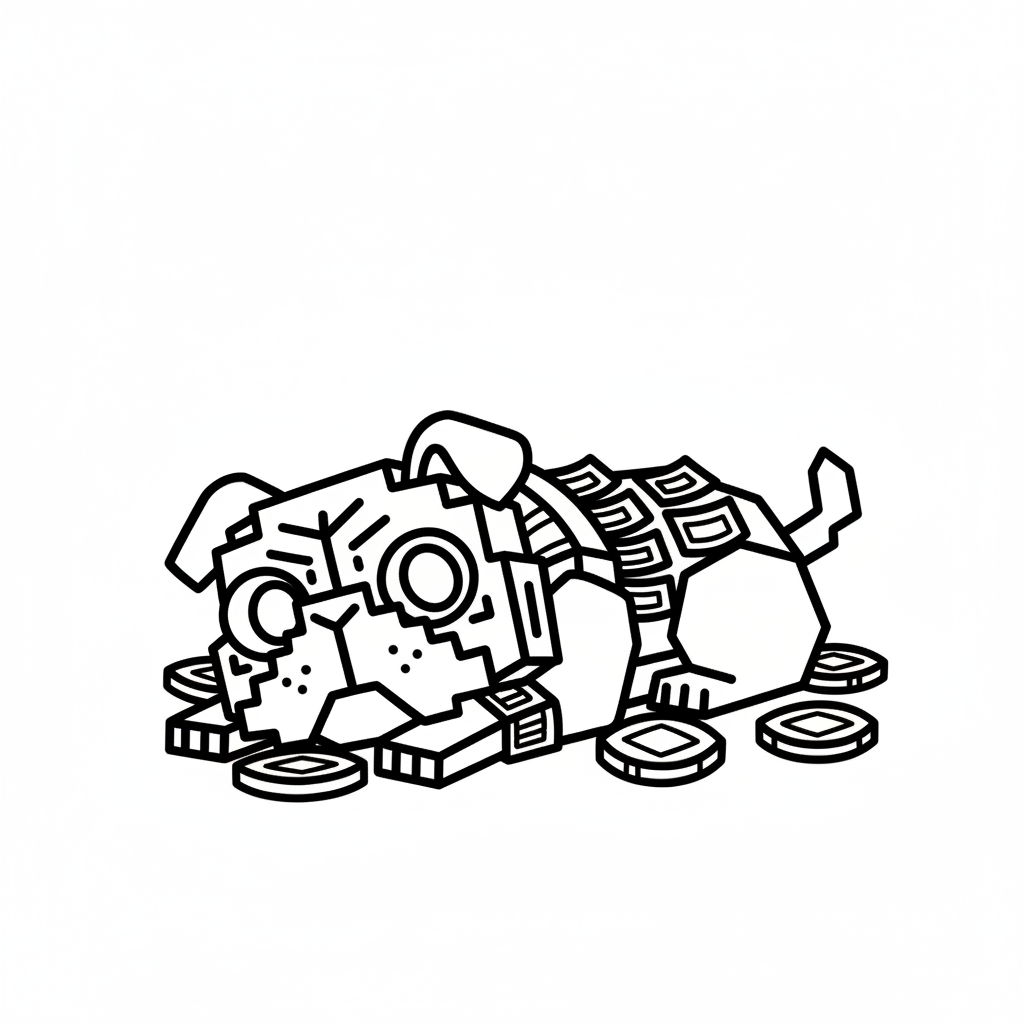 páginas para colorear gratis Money Money Puggy 1