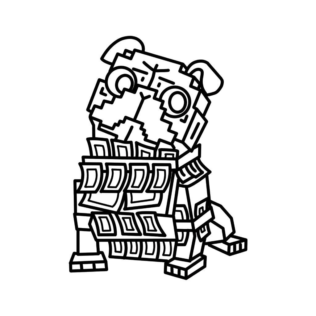 Money Money Puggy páginas para colorear para adultos pdf