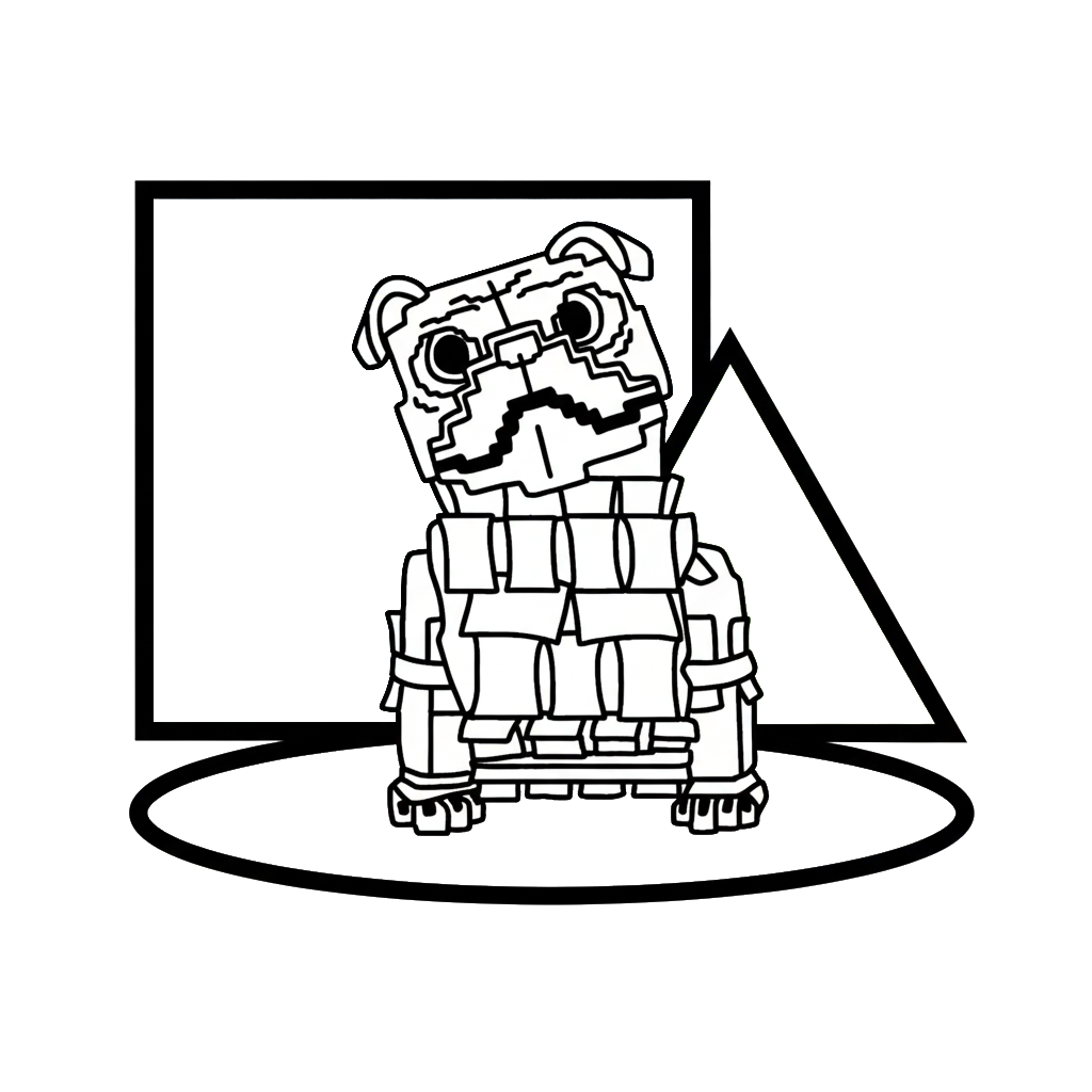 Money Money Puggy páginas para colorear pdf