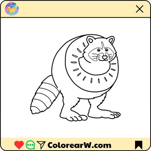 Pipi Kiwi para colorear thumbnail