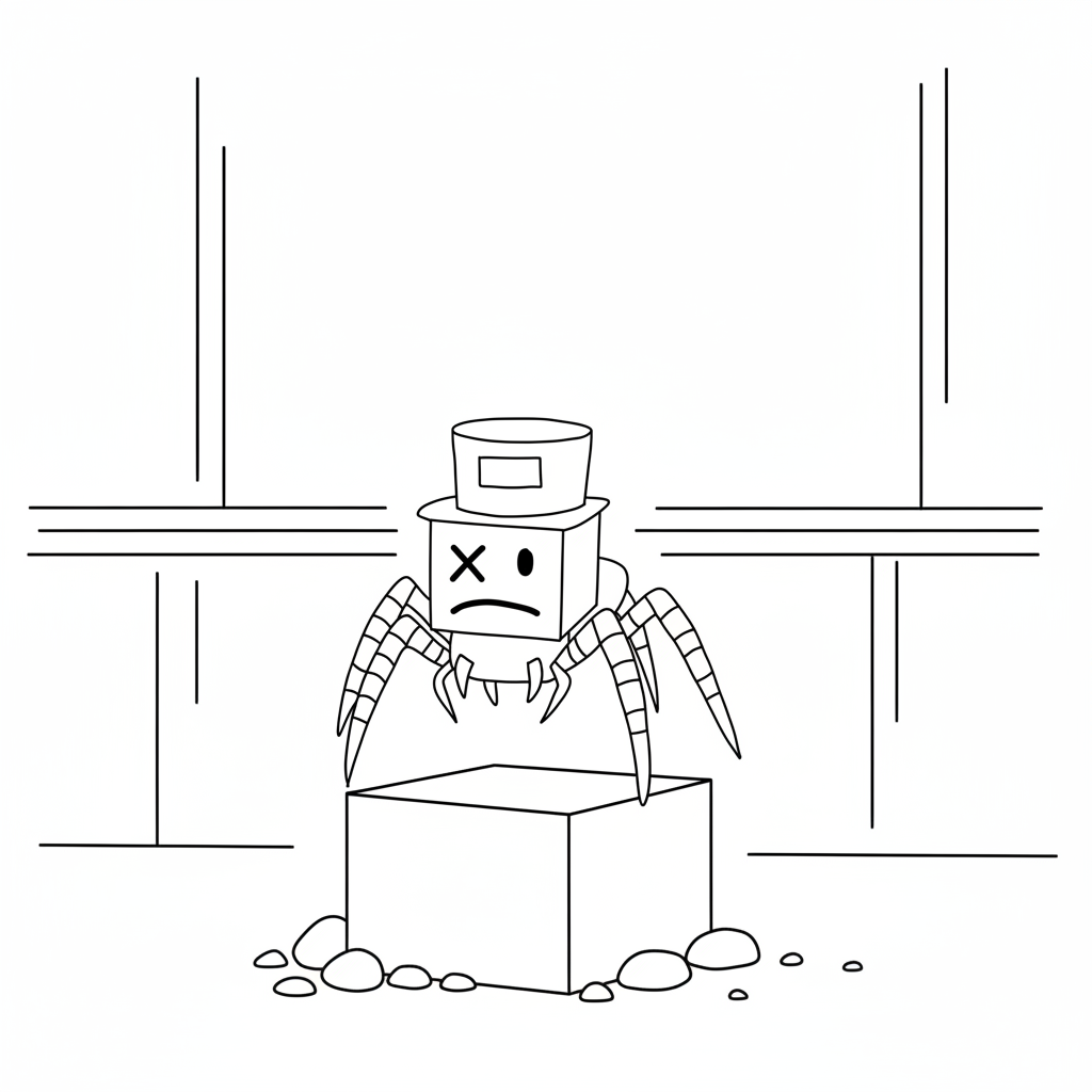 Sammyni Spyderini páginas para colorear para adultos fáciles