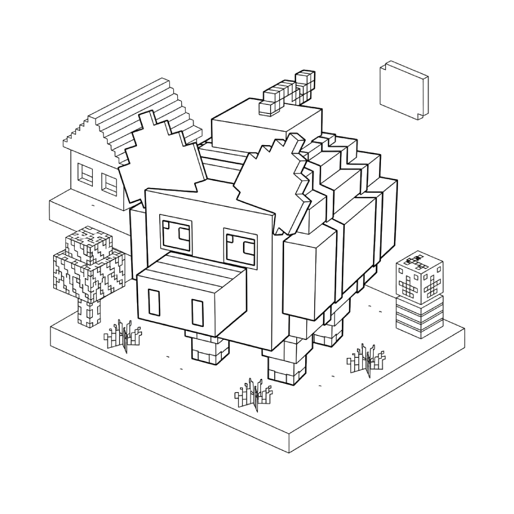 Svinina Bombardino 4 Svinina Bombardino páginas para colorear para niños