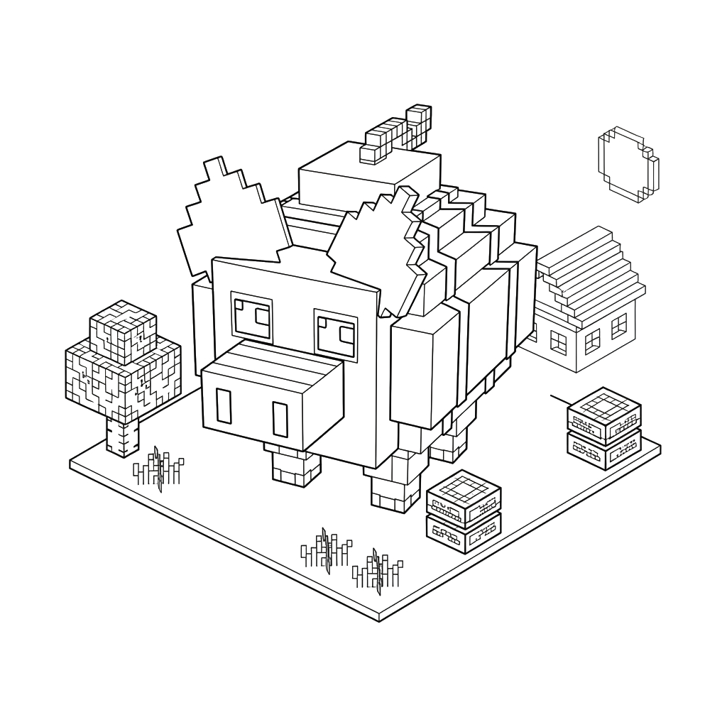 Svinina Bombardino 9 Svinina Bombardino dibujos para colorear grinch