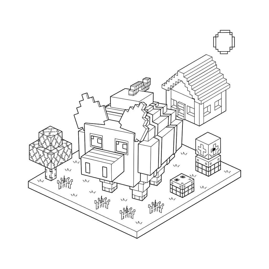 Svinina Bombardino 10 lindas páginas para colorear Svinina Bombardino