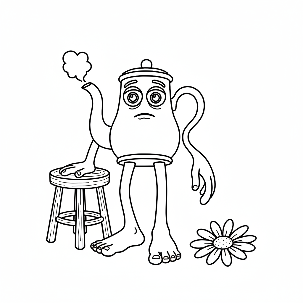 páginas para colorear detalladas de Ta Ta Ta Sahur para adultos