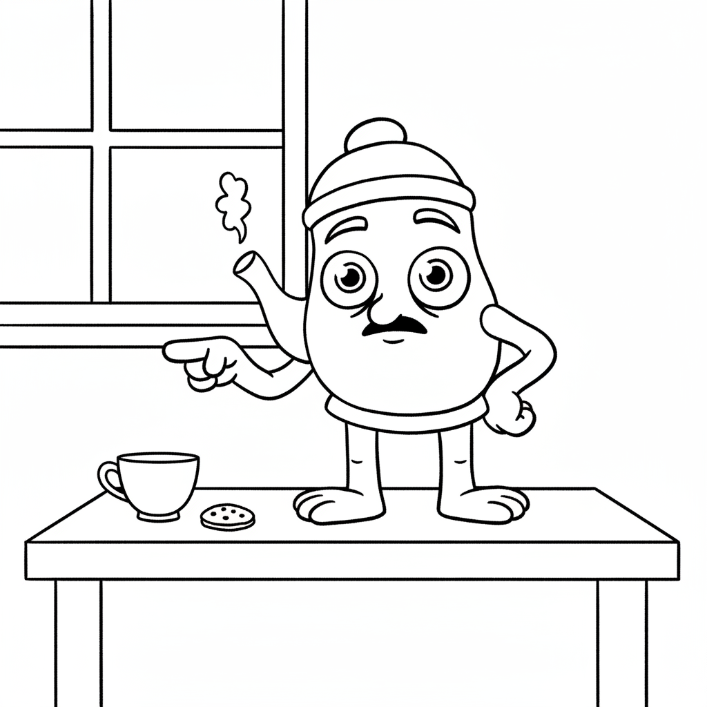 Ta Ta Ta Sahur páginas para colorear de adornos