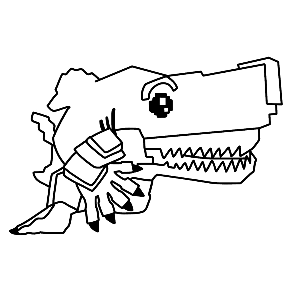 Tralaledon 8 páginas para colorear kawaii lindas Tralaledon