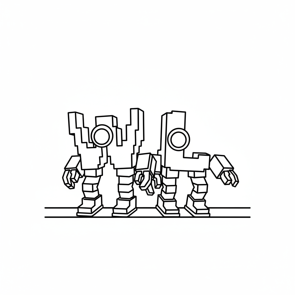 W or L 5 para colorear W or L