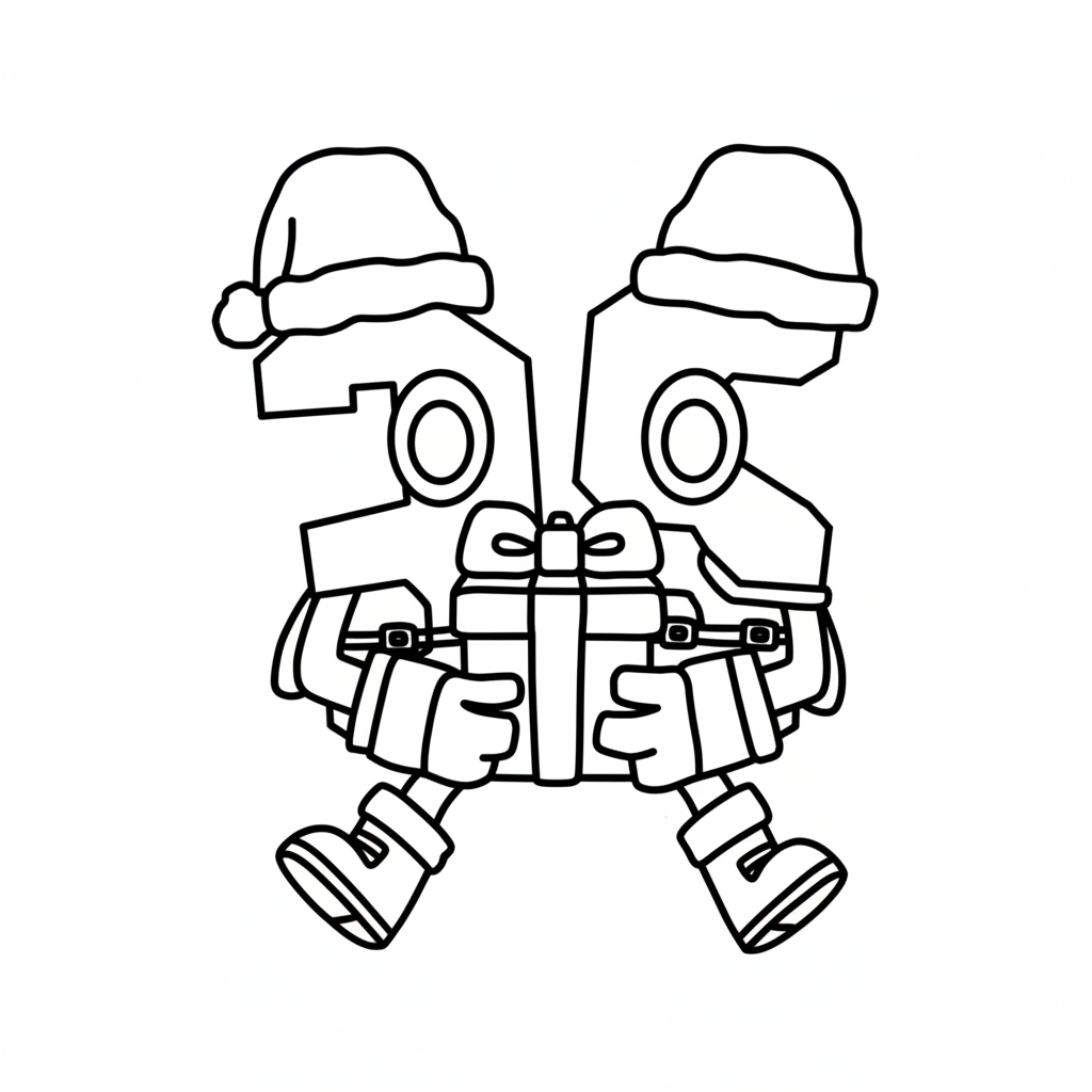 colorear páginas de 25