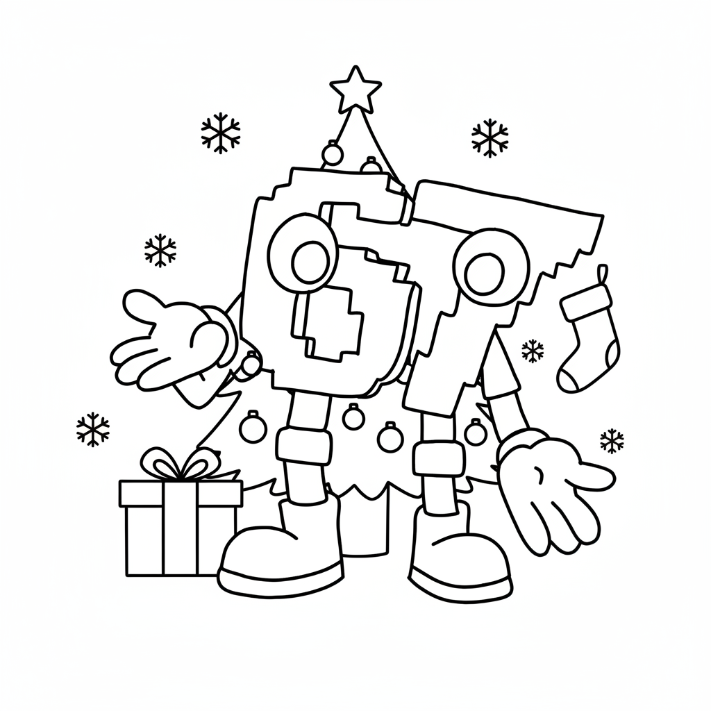 67 Navidad 14 67 Navidad páginas para colorear para adultos 1