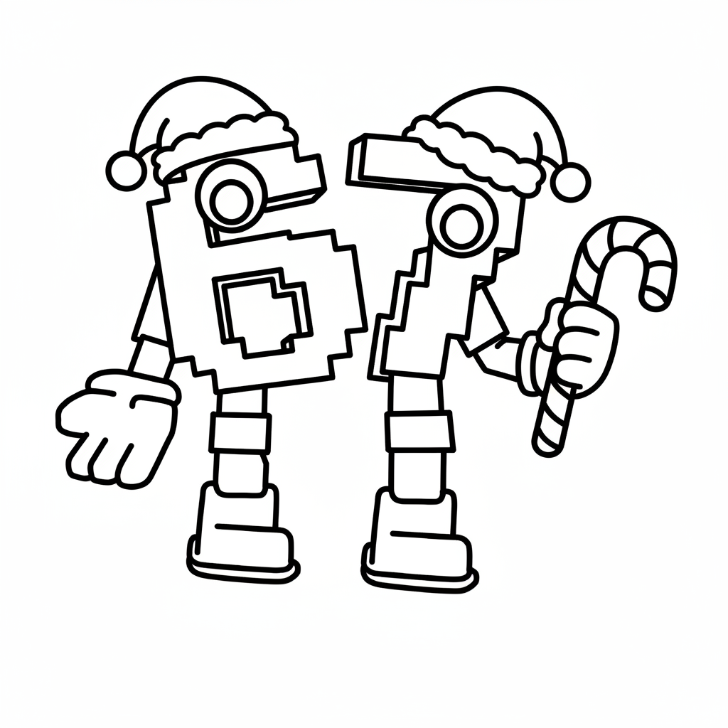 67 Navidad 19 páginas para colorear imprimibles 67 Navidad 1