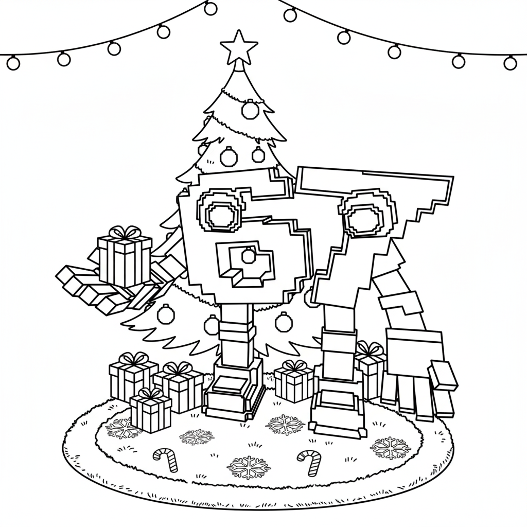 67 Navidad 24 páginas para colorear detalladas de 67 Navidad 1