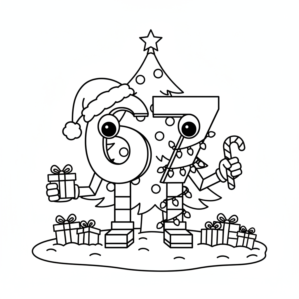 67 Navidad 27 67 Navidad páginas para colorear para imprimir 1