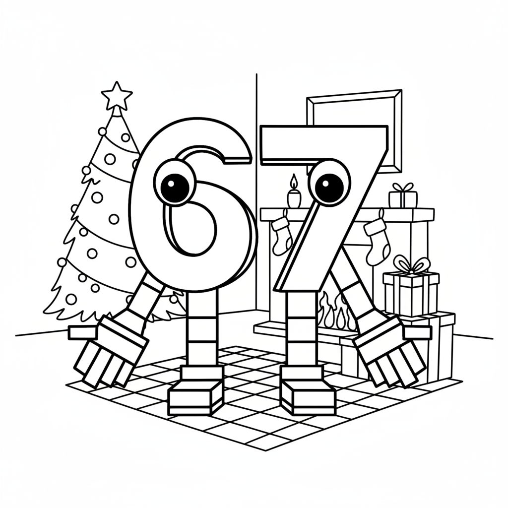 67 Navidad 34 lindas páginas para colorear 67 Navidad 1