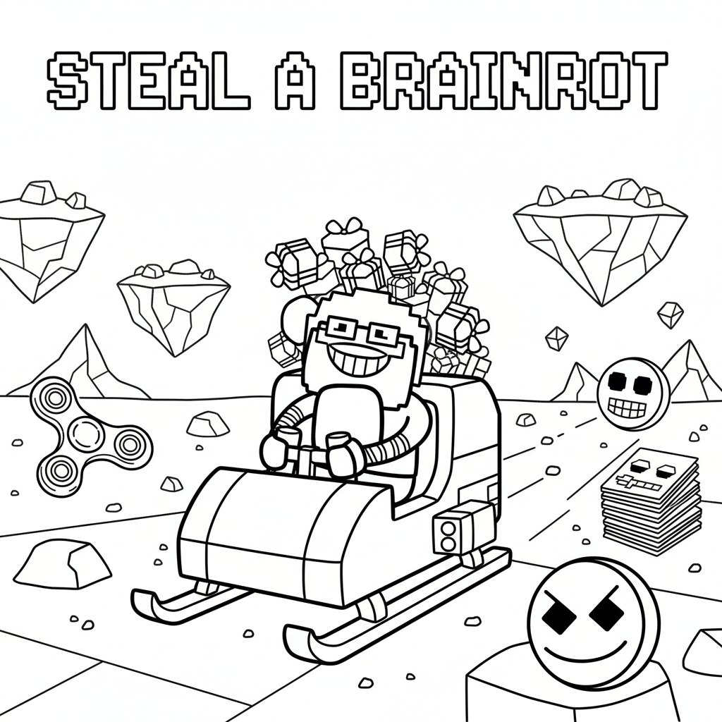 Chicleteira Noelteira páginas para colorear de adornos