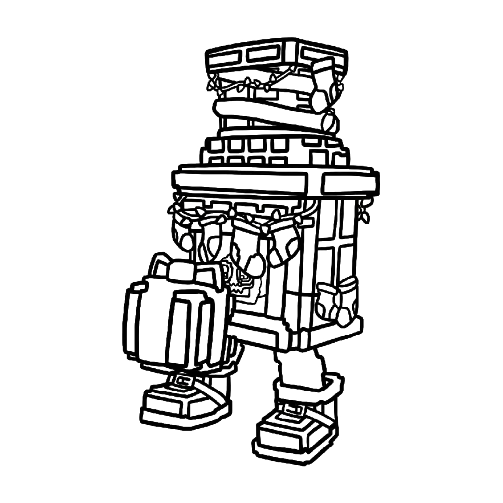 páginas para colorear gratis Chimnino