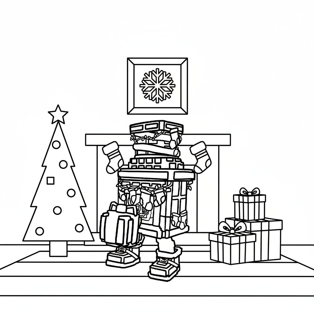 páginas para colorear gratis para adultos Chimnino 1