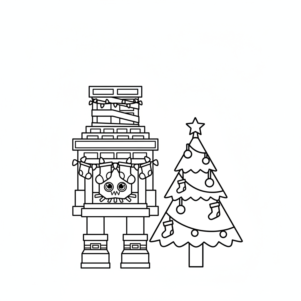 dibujos para colorear grinch Chimnino