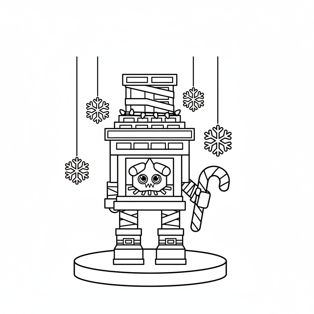 dibujos para colorear grinch Chimnino 1