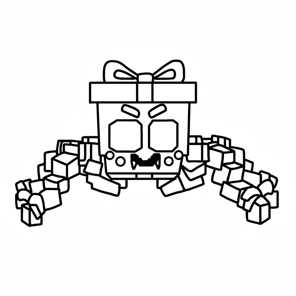 Giftini Spyderini 12 Giftini Spyderini páginas para colorear fáciles