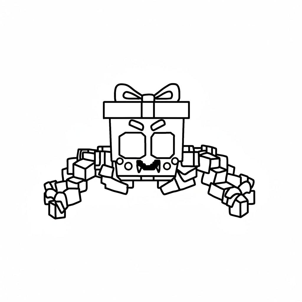 Giftini Spyderini 14 páginas para colorear gratis para adultos Giftini Spyderini 1