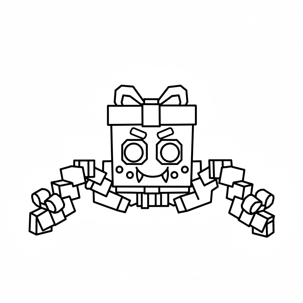 Giftini Spyderini 15 dibujos para colorear grinch Giftini Spyderini