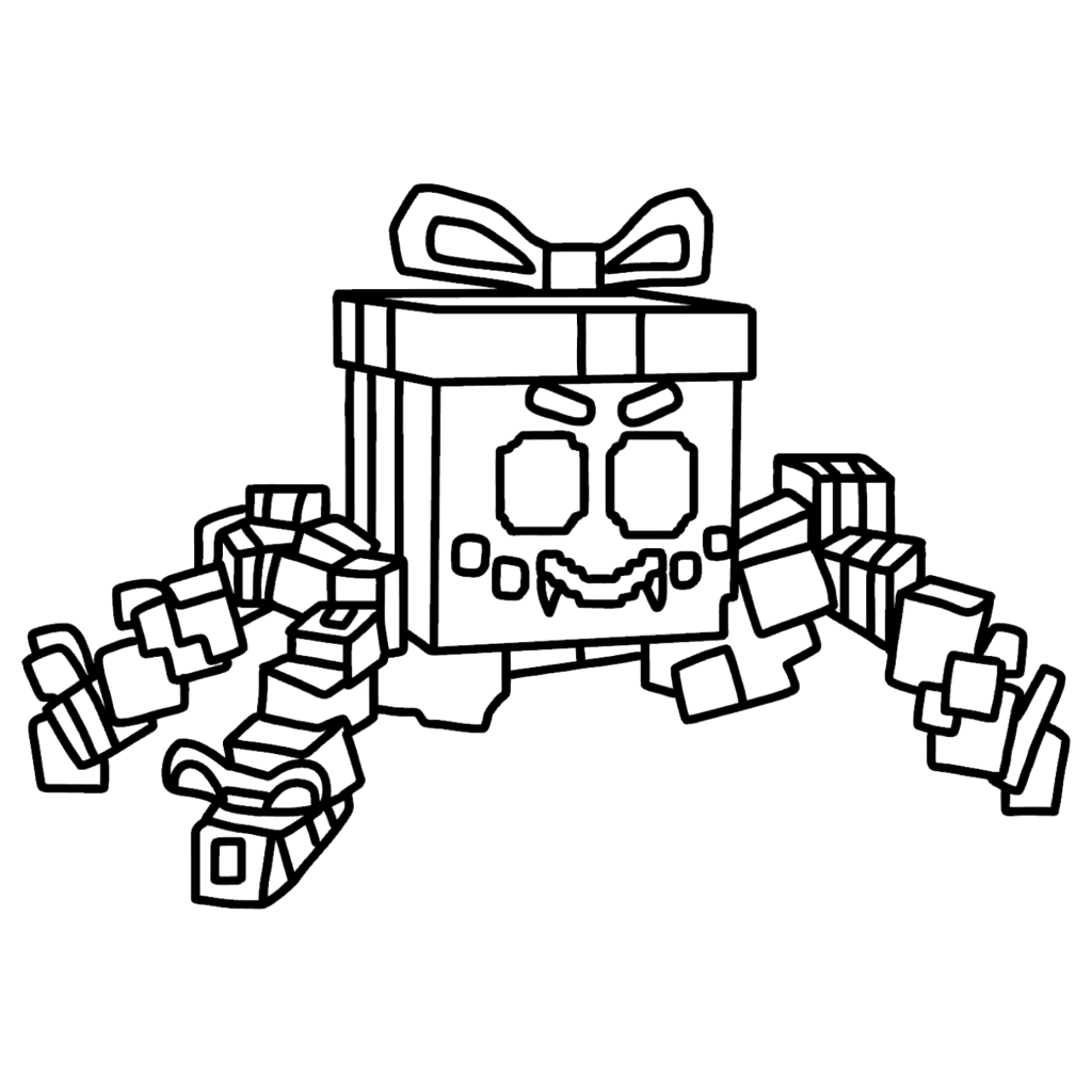 Giftini Spyderini 4 páginas para colorear gratis para adultos Giftini Spyderini