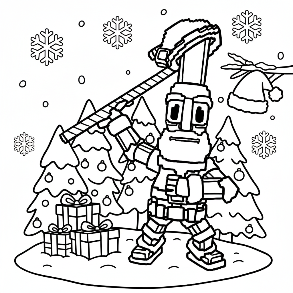 páginas para colorear gratis para adultos Ho Ho Ho Sahur