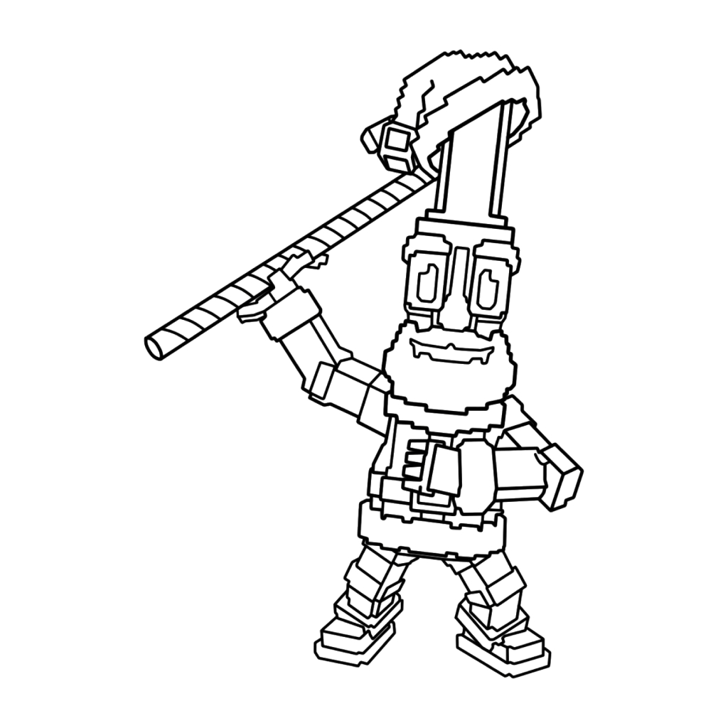 Ho Ho Ho Sahur páginas para colorear