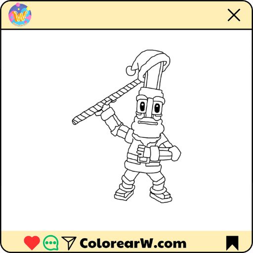 Ho Ho Ho Sahur para colorear thumbnail