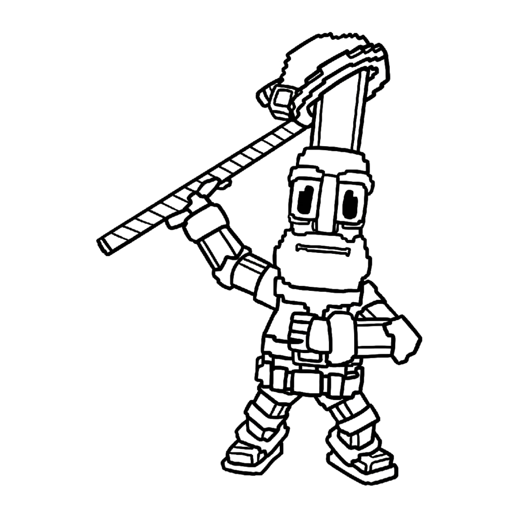 páginas para colorear gratis Ho Ho Ho Sahur