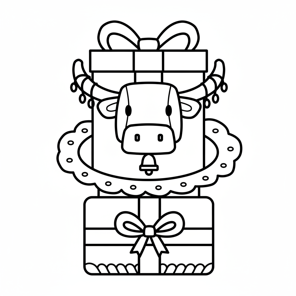 La Vacca Prese Presente páginas para colorear gratis 1