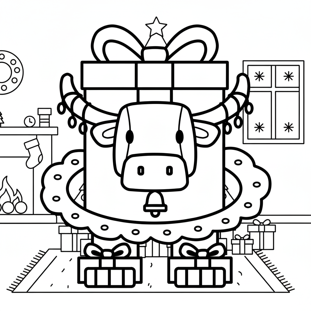páginas para colorear La Vacca Prese Presente imprimibles gratis