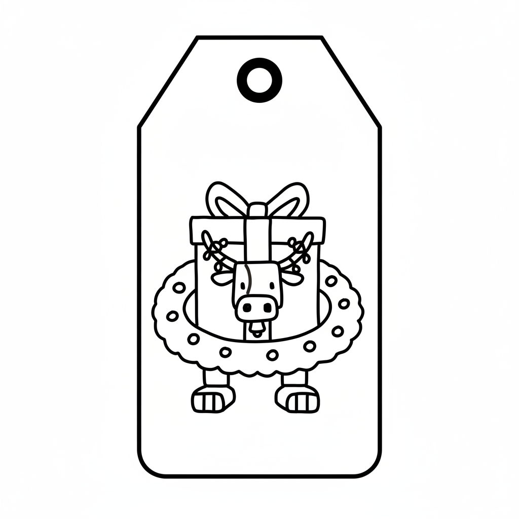 páginas para colorear para La Vacca Prese Presente