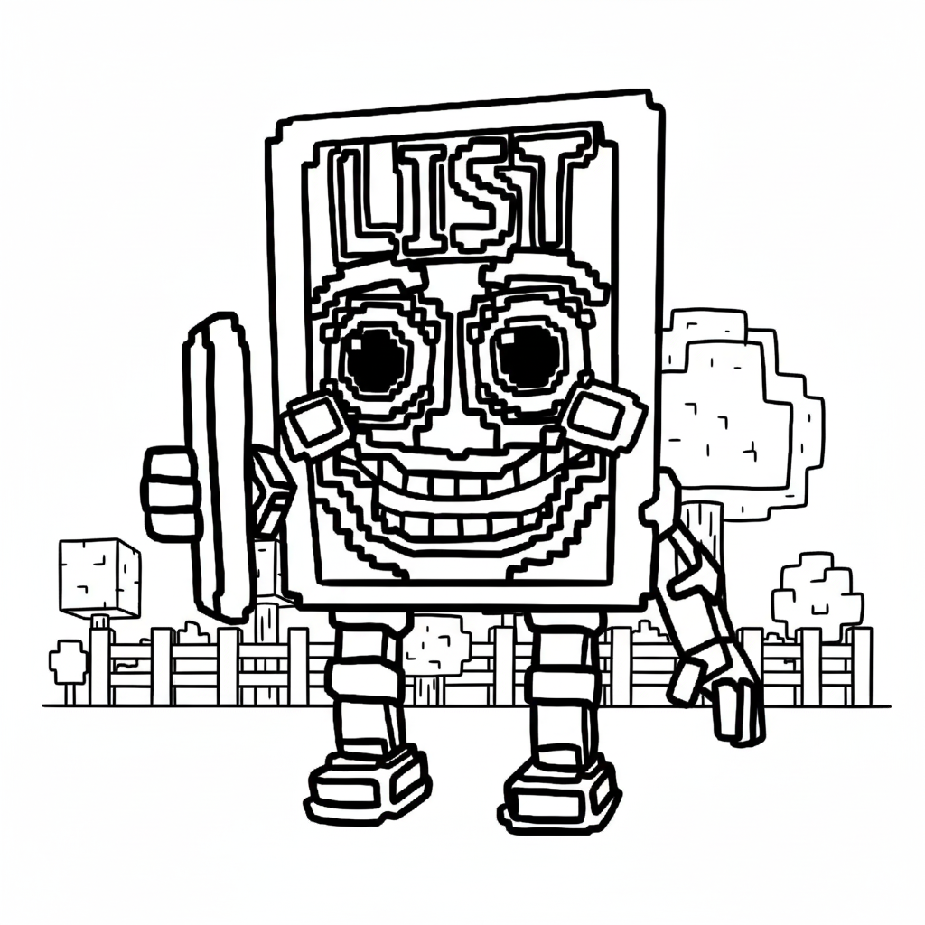 páginas para colorear List List List Sahur